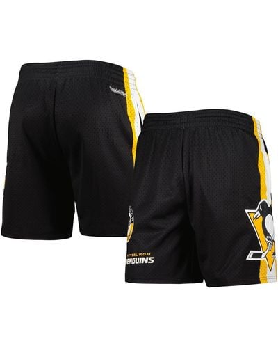 Mitchell & Ness Pittsburgh Penguins City Collection Mesh Shorts - Black