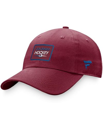 Fanatics Colorado Avalanche Authentic Pro Rink Adjustable Hat - Red