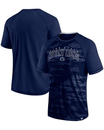 Fanatics Penn State Nittany Lions Arch Outline Raglan T-shirt - Blue