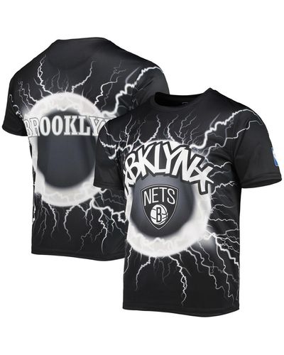 FISLL Brooklyn Nets Tornado Bolt T-shirt - Black