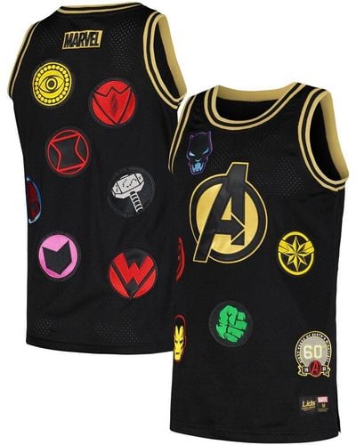 Marvel The Avengers 60th Anniversary Basketball Jersey - Black