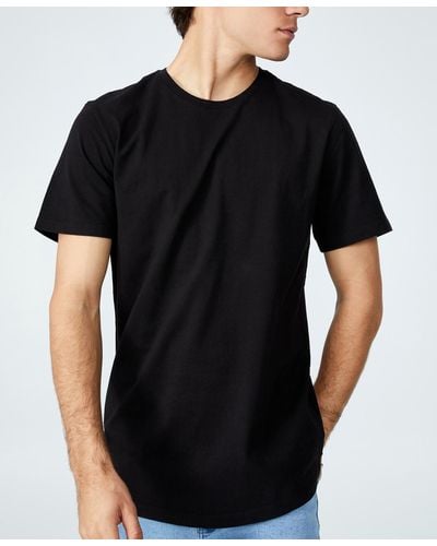 Cotton On Organic Longline T-shirt - Black
