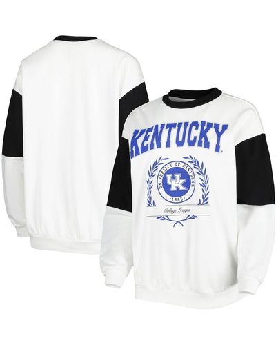 Gameday Couture Kentucky Wildcats It's A Vibe Dolman Pullover Sweatshirt - Blue