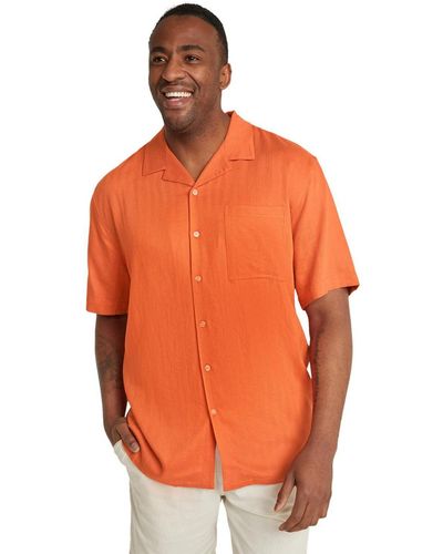 Johnny Bigg Johnny Big Casper Relaxed Fit Shirt Big & Tall - Orange