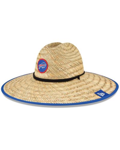 KTZ Buffalo Bills Nfl Training Camp Official Straw Lifeguard Hat - Natural