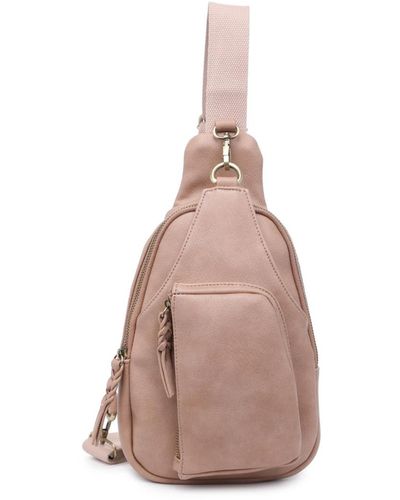 Urban Expressions Wendall Sling Backpack - Pink