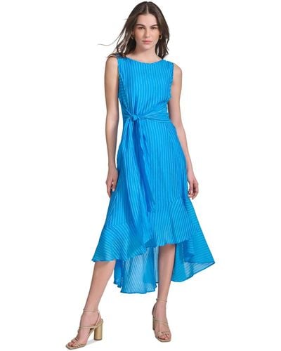 Calvin Klein High-low A-line Dress - Blue