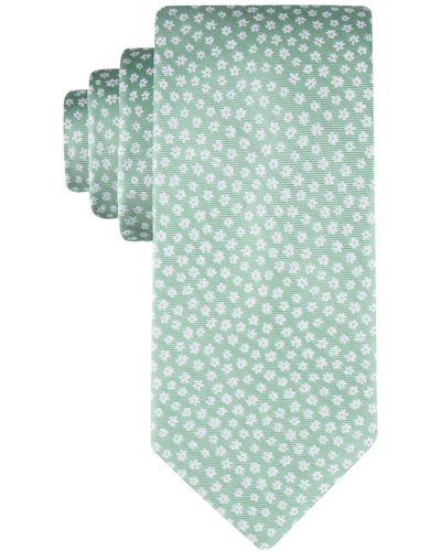 Tommy Hilfiger Mini-floral Tie - Green