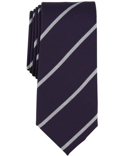 Alfani Tracey Stripe Tie - Blue