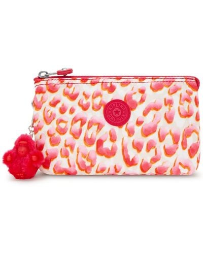 Kipling Creativity Large Cosmetic Pouch - Red