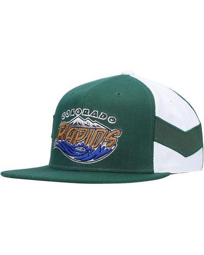 Mitchell & Ness Colorado Rapids Historic Logo Since '96 Jersey Hook Snapback Hat - Green