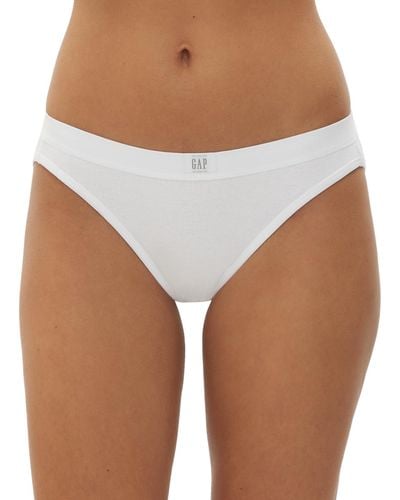 Gap Body Logo Comfort Bikini Underwear Gpw01075 - White