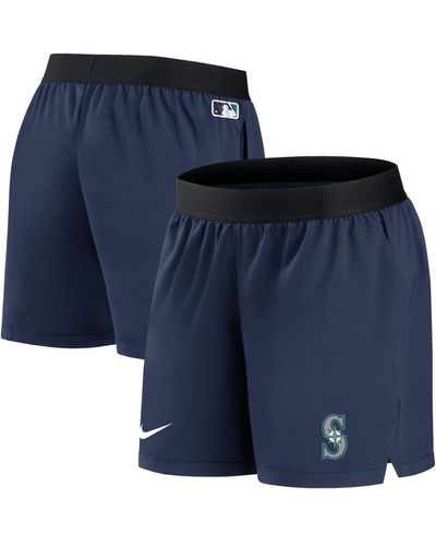 Nike Milwaukee Brewers Authentic Collection Team Performance Shorts - Blue