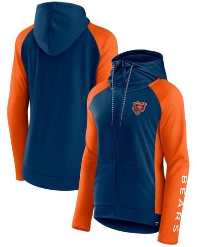 Women's Fanatics Branded Heather Charcoal/Orange San Francisco Giants City Ties Hoodie Full-Zip Sweatshirt