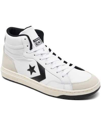 Converse Pro Blaze Classic High Classic Sneakers From Finish Line - White