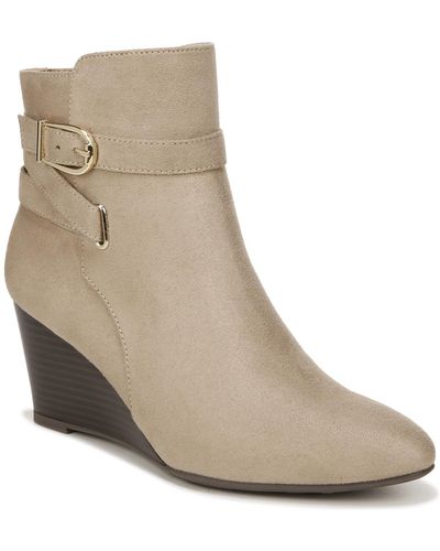 LifeStride Gio Boot Booties - Natural