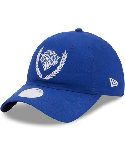 KTZ New York Knicks Leaves 9twenty Adjustable Hat - Blue