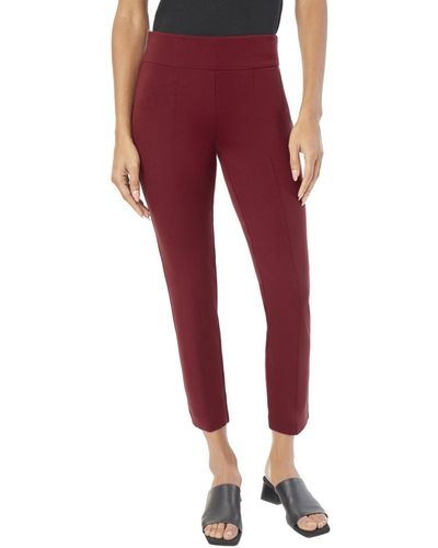 Jones New York Mid Rise Pull-on Skinny Compression Pant - Red