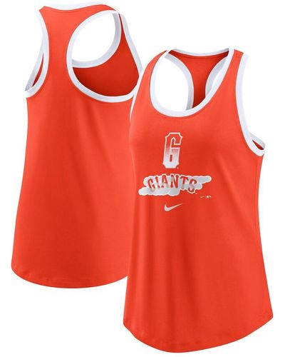 Nike San Francisco Giants City Connect Tri-blend Tank Top - Red