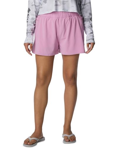 Columbia Tidal Light Lined Mid-rise Shorts - Pink