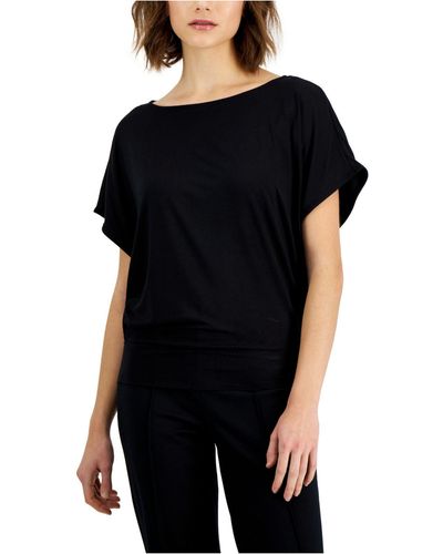Alfani short sleeve clearance tops