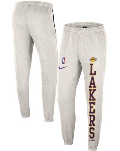 Nike Los Angeles Lakers 75th Anniversary Courtside Fleece Pants - Multicolor