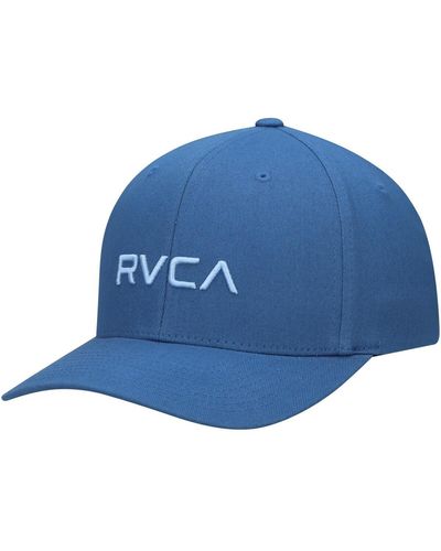RVCA Logo Flex Hat - Blue
