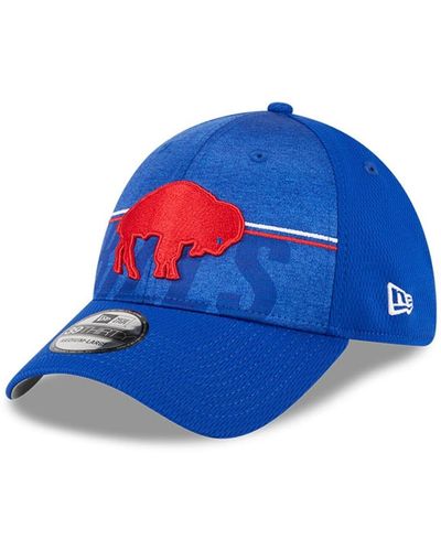 KTZ Buffalo Bills 2023 Nfl Training Camp Throwback 39thirty Flex Fit Hat - Blue