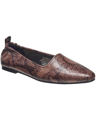 French Connection Emee Closed Toe Slip-on Flats - Brown