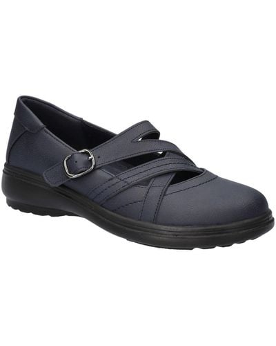 Easy Street Wise Comfort Mary Janes - Blue