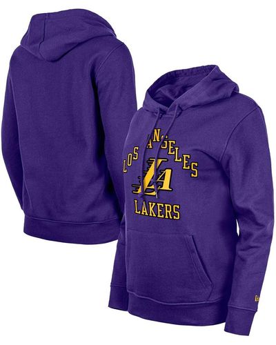 KTZ Los Angeles Lakers 2023/24 City Edition Pullover Hoodie - Purple