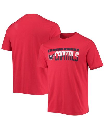 Levelwear Washington Capitals Richmond Wordmark T-shirt - Red