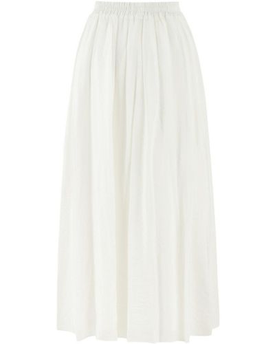Nocturne Flowy Skirt - White