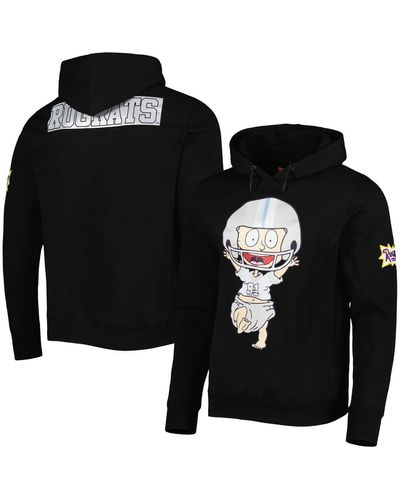 Pro Standard And Freeze Max Rugrats Tommy Football Pullover Hoodie - Black