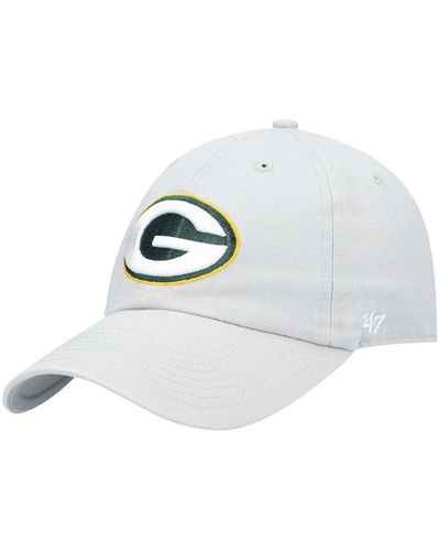 '47 Green Bay Packers Clean Up Adjustable Hat - Gray