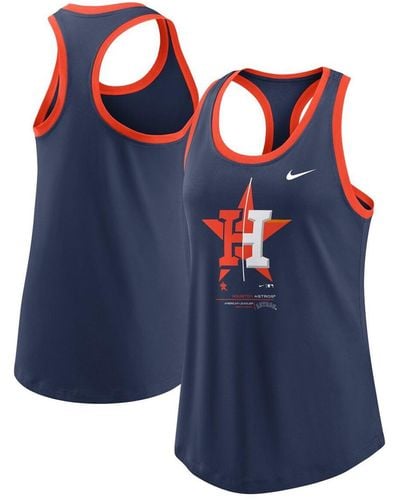 Nike Houston Astros Tech Tank Top - Blue