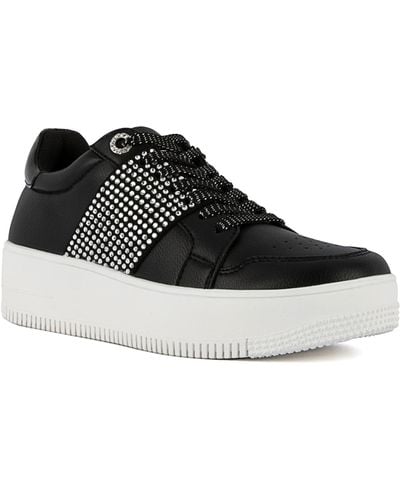 Juicy Couture Deja Embellished Sneakers - Black