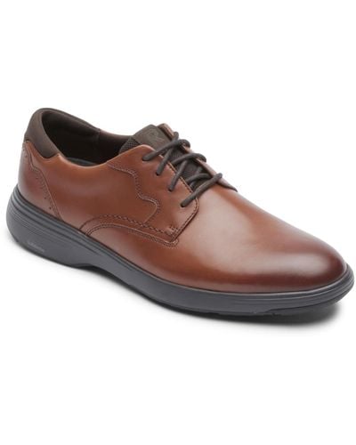 Rockport Noah Plain Toe Shoes - Brown