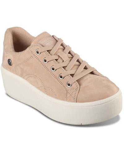Skechers Martha Stewart Plateau Chic Lady Casual Sneakers From Finish Line - Natural