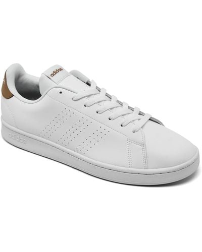 adidas Essentials Advantage Casual Sneakers From Finish Line - White