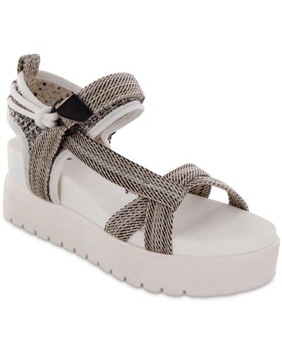 MIA Mileni Platform Sandals - Gray