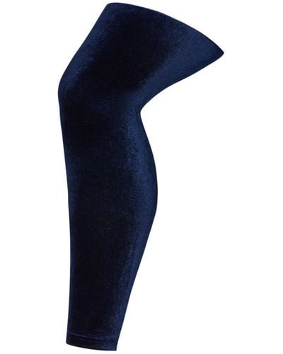 Avenue Plus Size Velvet leggings - Blue