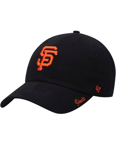 '47 San Francisco Giants Team Miata Clean Up Adjustable Hat - Black