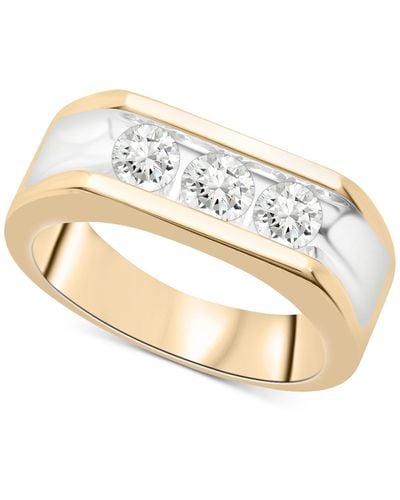 Macy's Diamond Three Stone Ring (1 Ct. T.w. - Metallic