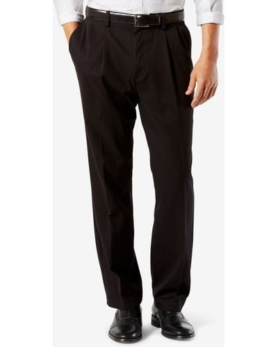 Dockers Men's Big & Tall Easy Stretch Khaki Pants - Black