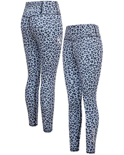 Pro Standard Leopard New York Yankees Allover Print leggings - Blue