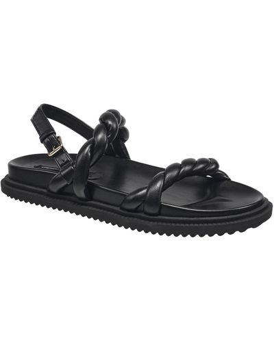 French Connection Brieanne Braided Slingback Sandal - Black