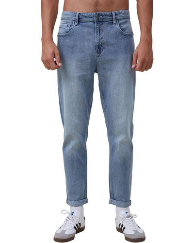 Cotton On Relaxed Tapered Jeans - Blue