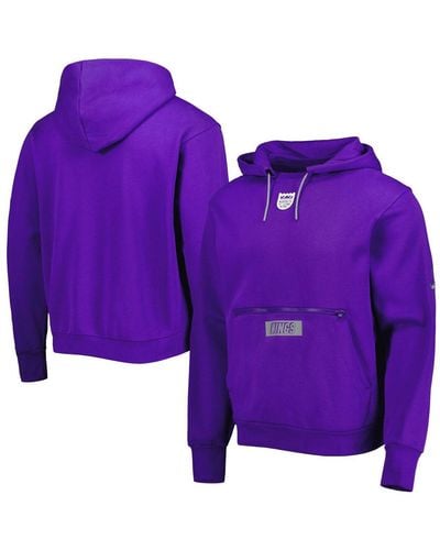 Men's Los Angeles Lakers Nike Black Courtside Future Heavyweight Pullover  Hoodie
