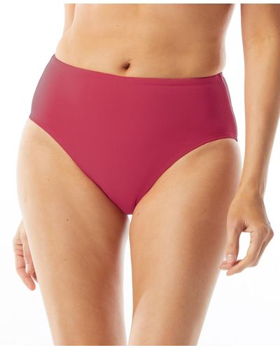 Coco Reef Contours High-waist Bikini Bottoms - Pink